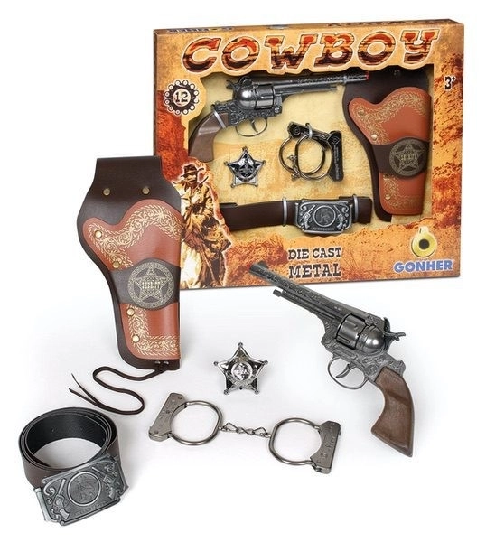 Set da cowboy Gonher con 5 pezzi