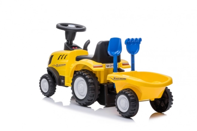 Trattore Cavalcabile New Holland Giallo