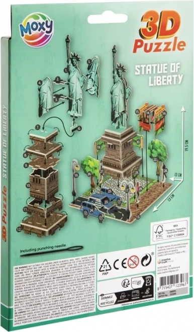 Puzzle 3D Statua della Libertà 27 Pezzi