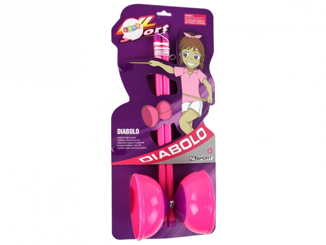 Gioco di abilità Diabolo Rosa