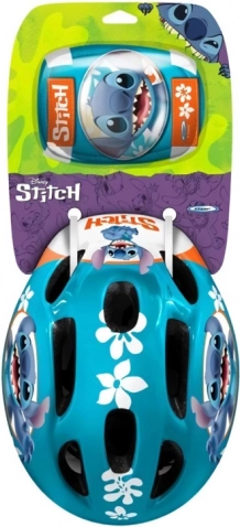 Set di protezione con casco regolabile e protezioni Disney STITCH