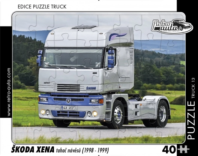 Puzzle Camion Retro Škoda Xena