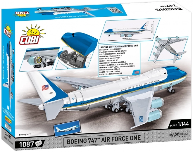 Modello Aereo Air Force One Boeing 747