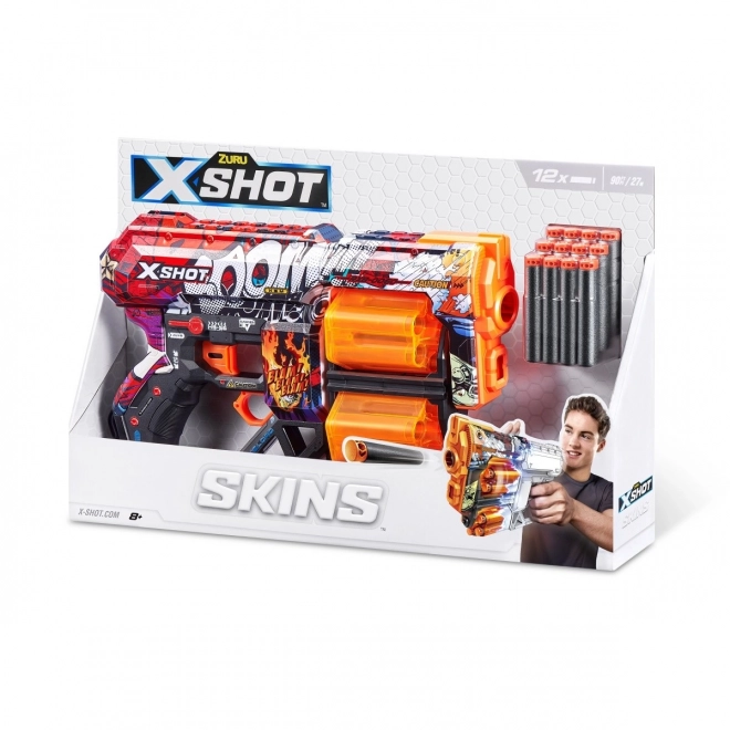 Lanciafiamme X-Shot Skins Dread Boom 12 Dardi