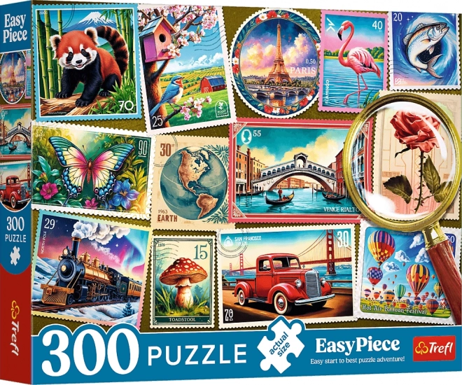 Puzzle Francobolli Postali - 300 Pezzi Trefl