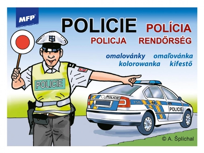 Libretto da colorare MFP Polizia