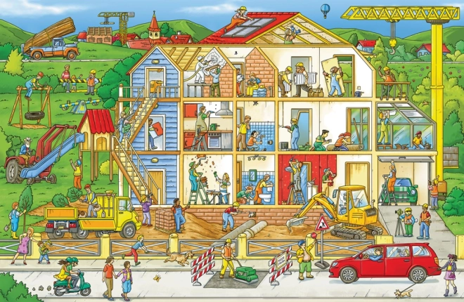 Illustrazioni dettagliate del cantiere