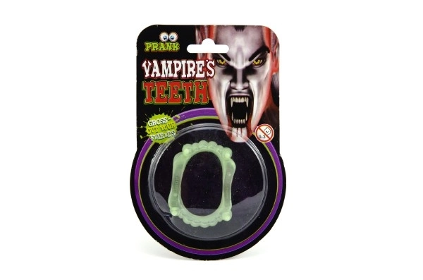 Denti luminosi da vampiro per carnevale