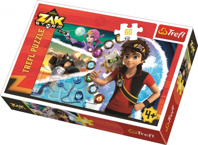 Puzzle Zak Storm: Sfida della Tempesta 60 Pezzi