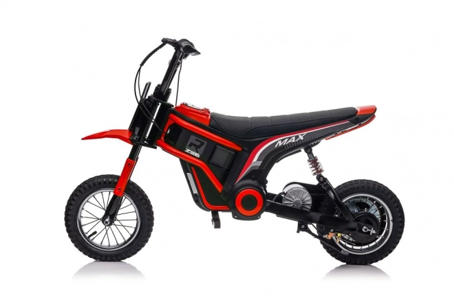 Moto cross a batteria rosso