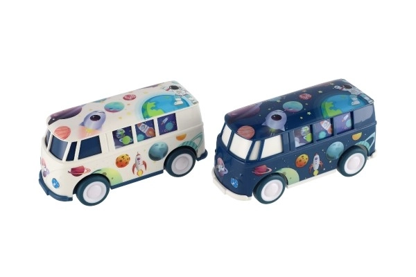 Autobus Spaziale a Frizione in Plastica 13cm