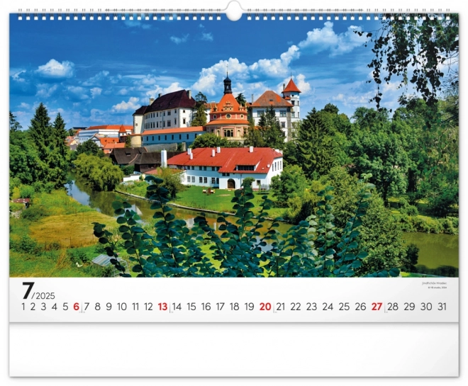 Calendario da Parete Panorami della Repubblica Ceca 2025