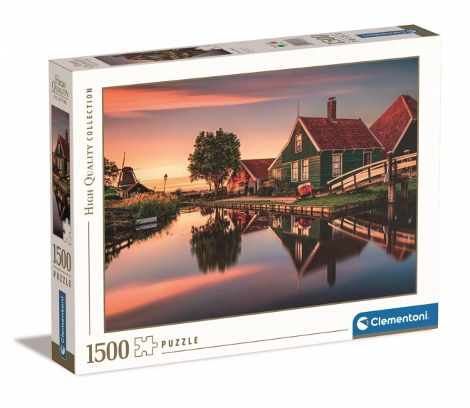 Puzzle Clementoni Villaggio Zaanse Schans 1500 pezzi