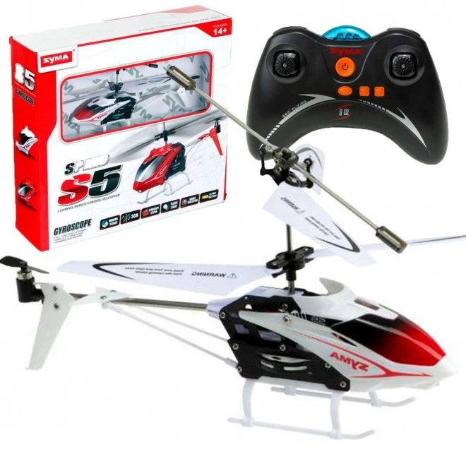 Elicottero telecomandato RC Syma S5 rosso – bianco