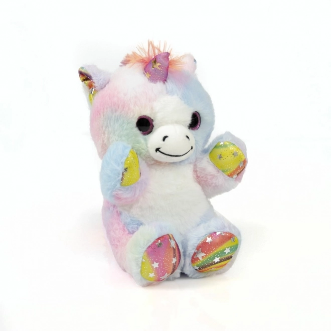 Unicorno Di Peluche Con Stelle 22 Cm – Arcobaleno