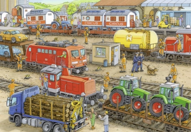 Puzzle Stazione Ferroviaria RAVENSBURGER 2x24 pezzi