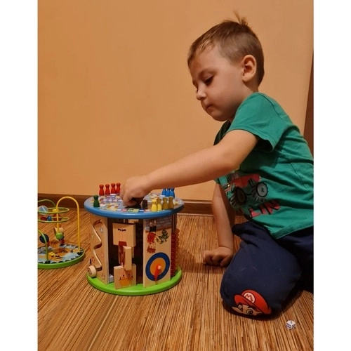 Cubo educativo in legno per bambini