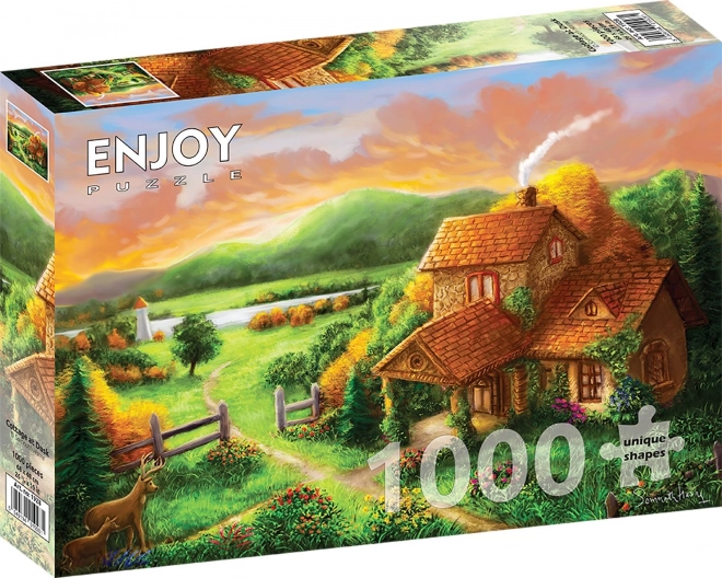 Enjoy Puzzle Casetta al Crepuscolo 1000 Pezzi