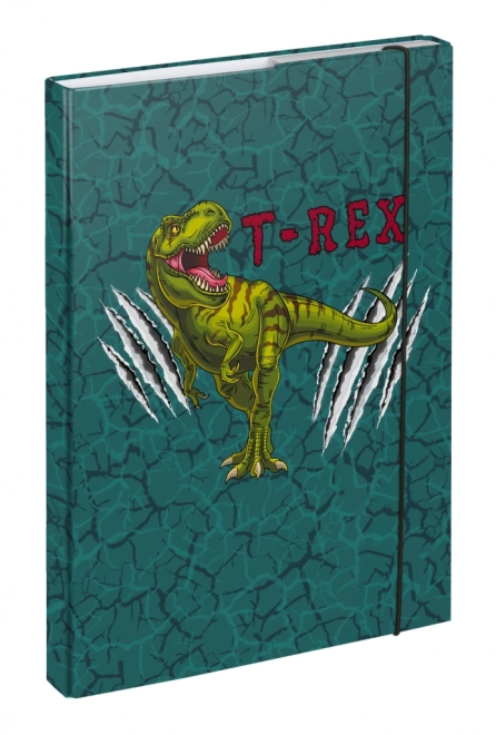 Cartella per quaderni scuola A4 T-Rex