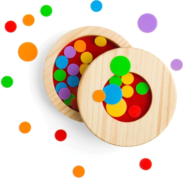Pedine colorate per divertimento e apprendimento