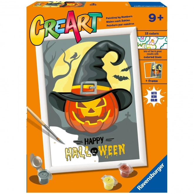 CreArt felice halloween pittura con numeri