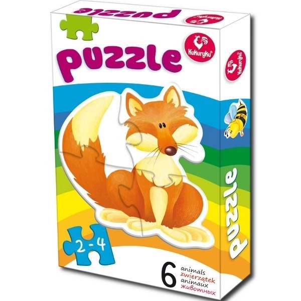 Puzzle per bambini Animali 6 in 1