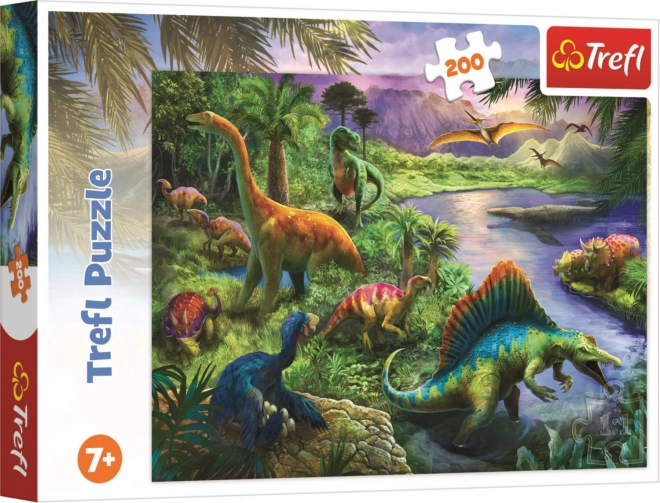 Puzzle 200 pezzi Dinosauri Predatori