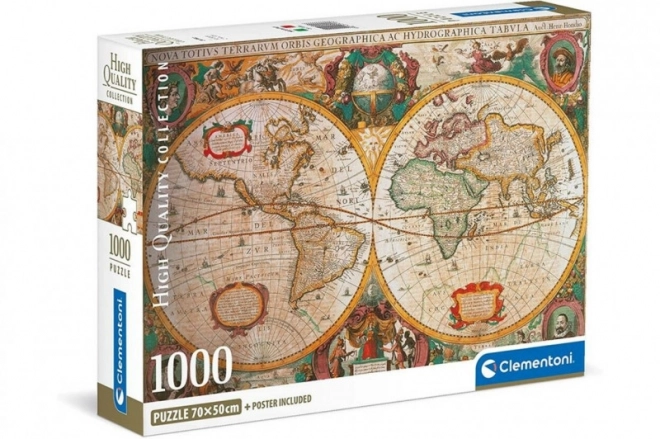 Puzzle Antica Mappa Clementoni 1000 Pezzi