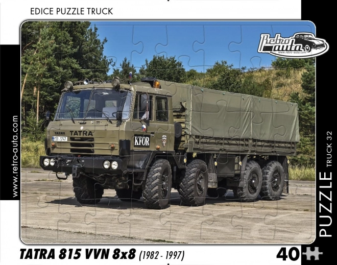 Puzzle camion Retro Tatra 815 VVN 8x8