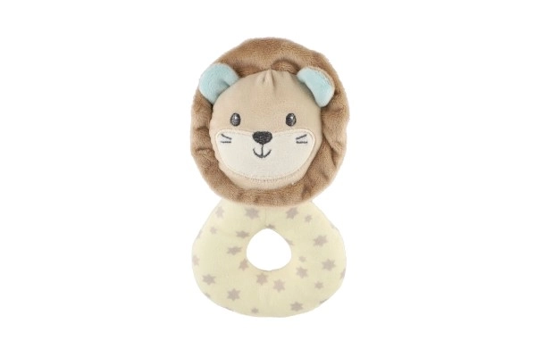 Leone peluche sonaglio 18 cm