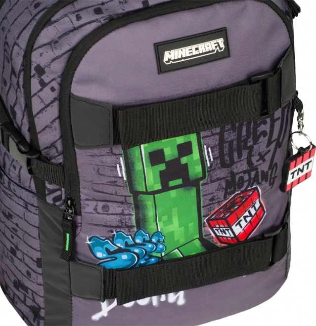 zaino scolastico Baagl Skate Minecraft TNT