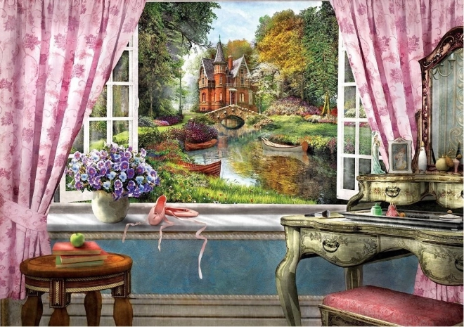 Puzzle Castello alla finestra 1500 pezzi