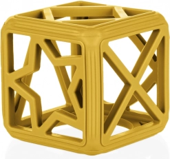 Massaggiagengive in silicone Square, Giallo Senape
