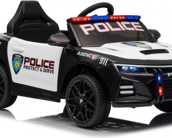 auto della polizia nero 911 Agenzia
