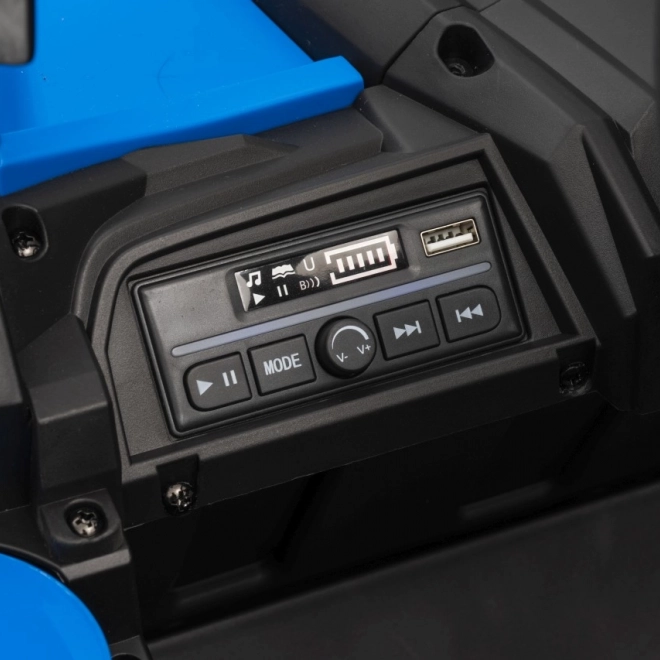 Veicolo elettrico per bambini Buggy Madman UTV-MX blu