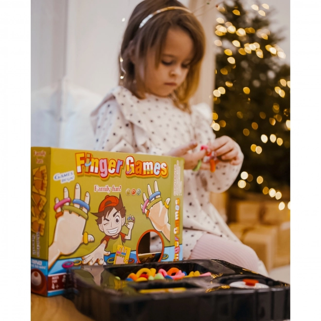 Gioco di abilità Finger Games con elastici colorati per bambini 4+