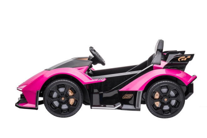 Macchina Elettrica per Bambini Lamborghini Rosa