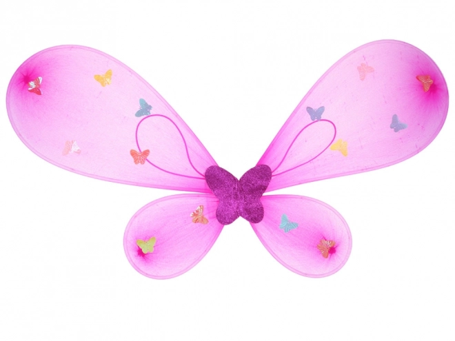 Costume Fatina Rosa Brillante con Ali e Bacchetta – Rosa scuro