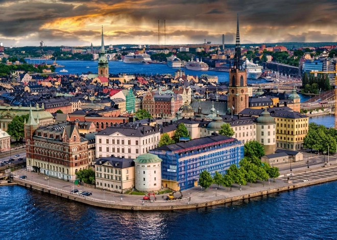 Puzzle 1000 Pezzi - Vista sulla città scandinava