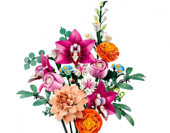 Bouquet di fiori rosa LEGO Botanicals