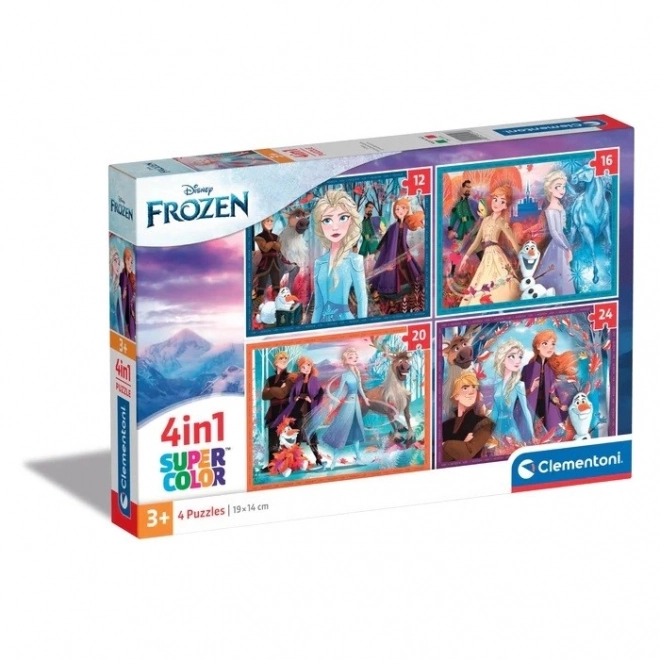 Puzzle Clementoni 4 in 1 - Frozen