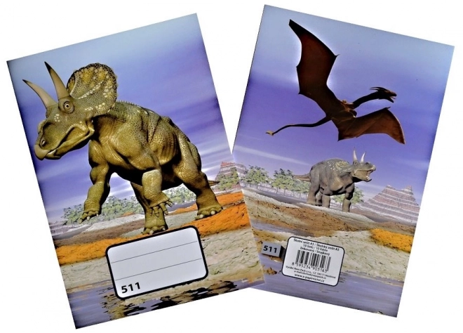 Quaderno scolastico dinosauro