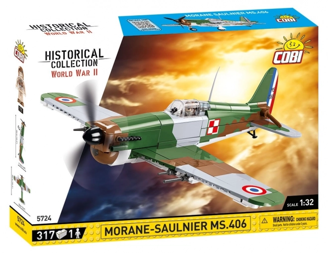 Caccia Morane-Saulnier MS.406 modello 1938 1:32