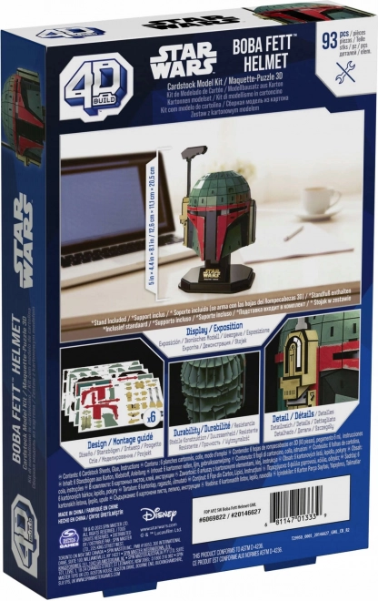 Puzzle 4D Casco Boba Fett Star Wars