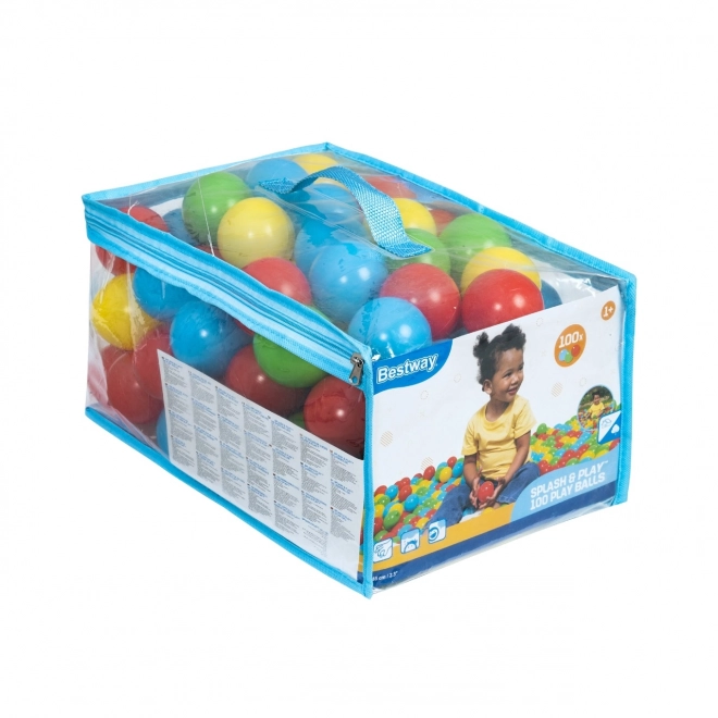 Set di 100 Palline Colorate Bestway con Borsa