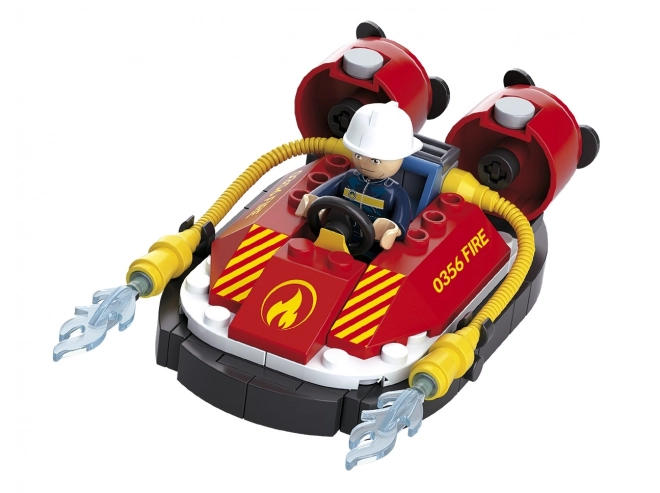 Kit Vigili del Fuoco Sluban con Hovercraft