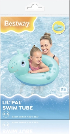 Ciambella gonfiabile ippopotamo Bestway