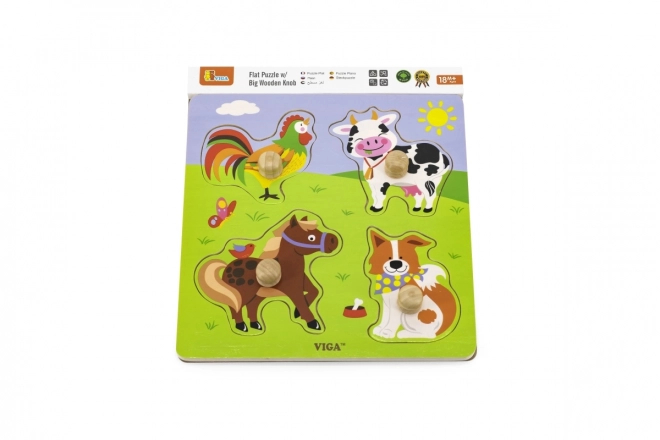 Puzzle in legno Animali domestici