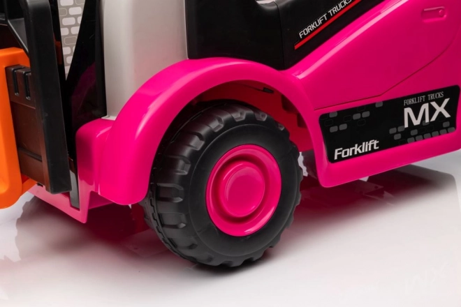 Carrello elevatore elettrico rosa