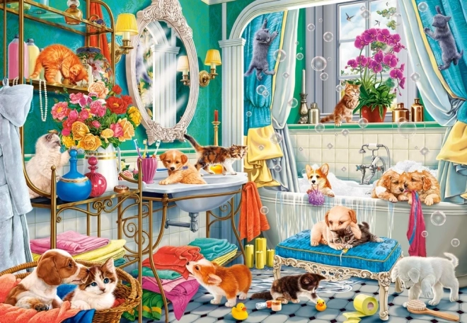 Puzzle Bagno Pazzo 1500 Pezzi